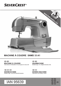 Handleiding SilverCrest IAN 95639 Naaimachine