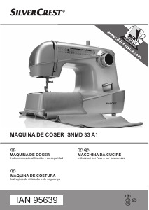 Manual SilverCrest IAN 95639 Máquina de costura