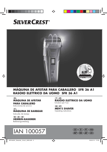 Manual SilverCrest IAN 100057 Máquina barbear