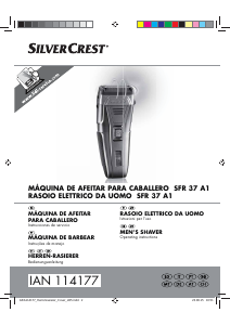 Manual SilverCrest IAN 114177 Máquina barbear