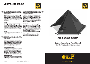 Handleiding Jack Wolfskin Asylum Tarp Tent