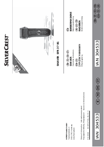 Kullanım kılavuzu SilverCrest IAN 304533 Tıraş makinesi