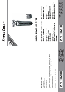 Manual SilverCrest IAN 306408 Shaver