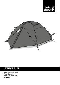 Bedienungsanleitung Jack Wolfskin Eclipse II Zelt