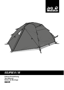 Handleiding Jack Wolfskin Eclipse III Tent