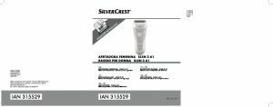 Manual SilverCrest IAN 315529 Máquina barbear