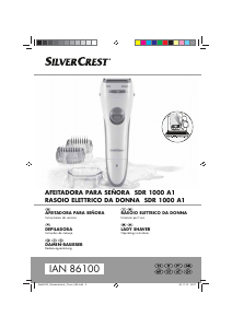 Manual SilverCrest IAN 86100 Máquina barbear