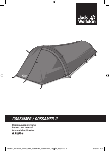 Handleiding Jack Wolfskin Gossamer II Tent