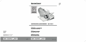 Priročnik SilverCrest IAN 336967 Rezalni stroj