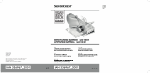 Manual SilverCrest IAN 336967 Slicing Machine
