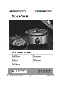 Brugsanvisning SilverCrest IAN 276961 Slow Cooker