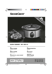 Bruksanvisning SilverCrest IAN 276961 Slow cooker