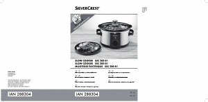 Manual SilverCrest IAN 288304 Panela de cozedura lenta