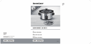 Bruksanvisning SilverCrest IAN 302965 Slow cooker