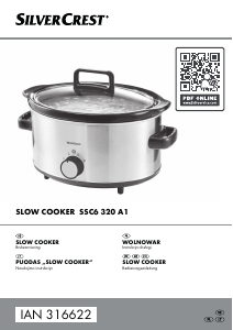 Bruksanvisning SilverCrest IAN 316622 Slow cooker