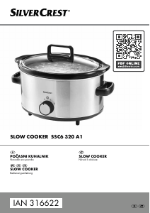 Manuál SilverCrest IAN 316622 Hrnec pro pomalé vaření