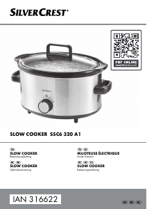 Brugsanvisning SilverCrest IAN 316622 Slow Cooker