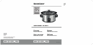 Bruksanvisning SilverCrest IAN 321529 Slow cooker