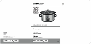 Brugsanvisning SilverCrest IAN 321529 Slow Cooker