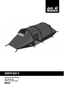 Bedienungsanleitung Jack Wolfskin North Bay II Zelt