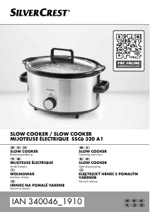 Manuál SilverCrest IAN 340046 Hrnec pro pomalé vaření