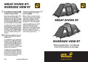 Mode d’emploi Jack Wolfskin Riverside View RT Tente