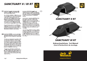 Mode d’emploi Jack Wolfskin Sanctuary II RT Tente