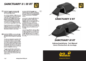 Mode d’emploi Jack Wolfskin Sanctuary III RT Tente