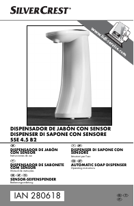 Manuale SilverCrest IAN 280618 Dosatore per sapone