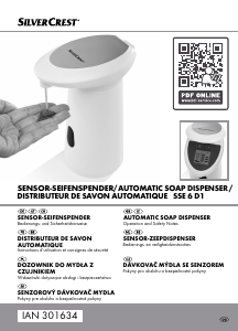 Mode d’emploi SilverCrest IAN 301634 Distributeur de savon