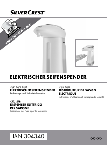 Mode d’emploi SilverCrest IAN 304340 Distributeur de savon