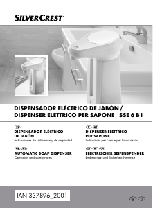 Manual de uso SilverCrest IAN 337896 Dispensador de jabón