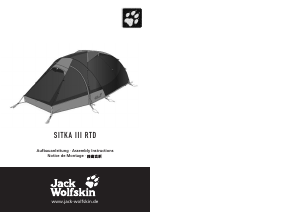 Bedienungsanleitung Jack Wolfskin Stika III RTD Zelt