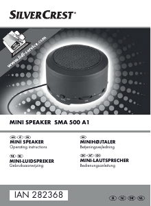 Manual SilverCrest IAN 282368 Speaker