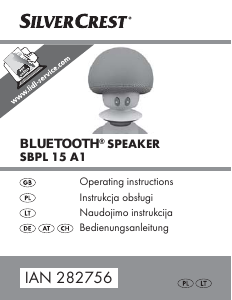 Instrukcja SilverCrest IAN 282756 Głośnik