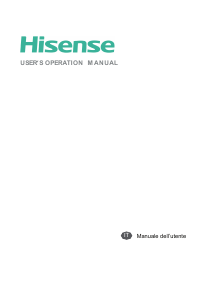 Manuale Hisense FC-130D4AW1 Congelatore