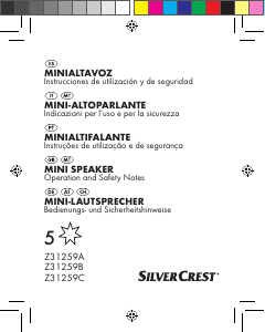 Manual de uso SilverCrest IAN 75983 Altavoz