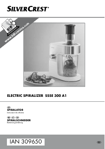 Manual SilverCrest IAN 309650 Spiralizator
