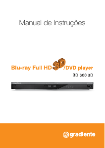 Manual Gradiente BD 300 3D Leitor de blu-ray