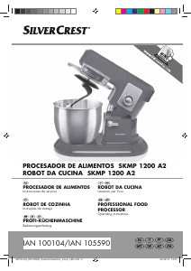 Manual de uso SilverCrest IAN 105590 Batidora de pie