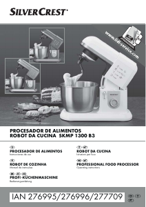 Manuale SilverCrest IAN 277709 Impastatrice planetaria