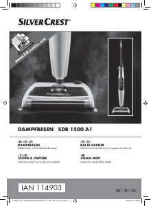 Mode d’emploi SilverCrest IAN 114903 Nettoyeur vapeur