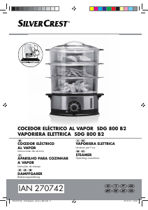 Manual de uso SilverCrest IAN 270742 Vaporera