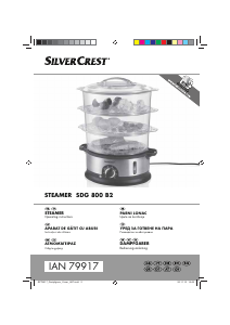 Наръчник SilverCrest IAN 79917 Уред за готвене на пара