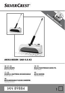 Handleiding SilverCrest IAN 89884 Veegmachine