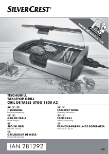 Manual de uso SilverCrest IAN 281292 Parrilla de mesa