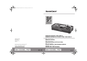 Manual SilverCrest IAN 332580 Grelhador de mesa