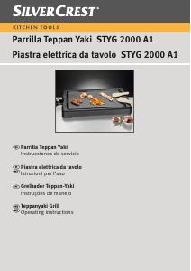 Manual SilverCrest IAN 64786 Grelhador de mesa