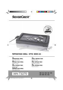 Használati útmutató SilverCrest IAN 73270 Asztali grillsütő