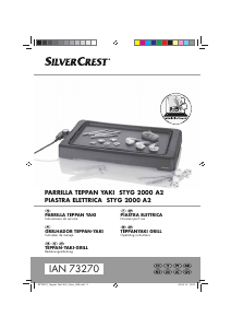 Manual SilverCrest IAN 73270 Grelhador de mesa